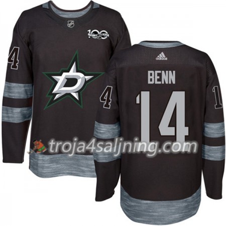 Dallas Stars tröja Jamie Benn 14 1917-2017 100th Anniversary Adidas Svart Authentic - NHL Tröjor Herr Dallas Stars tröja Jamie Benn 14 1917-2017 100th Anniversary Adidas Svart Authentic - NHL Tröjor Herr
